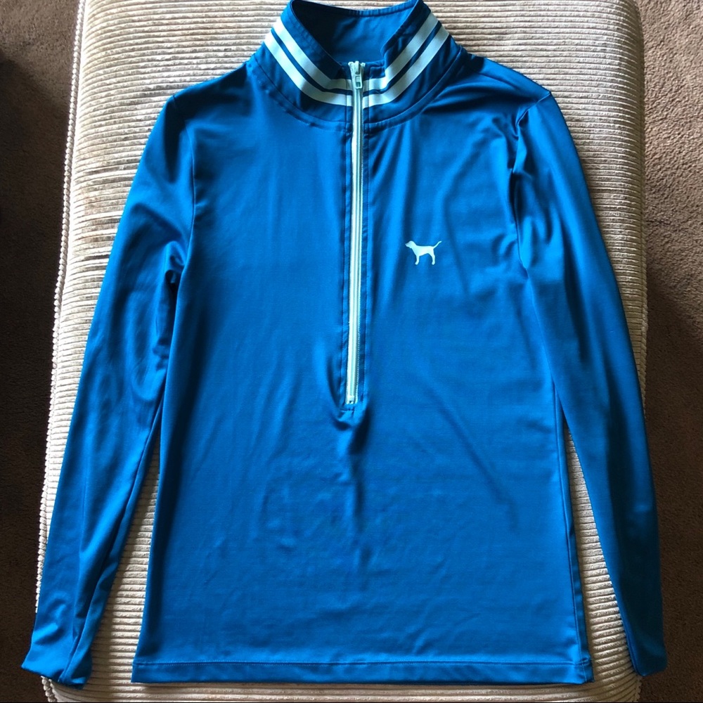 Blue PINK Athletic Quarter-Zip
